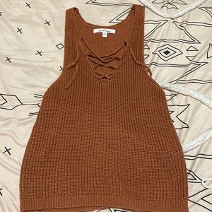 Knit tank top